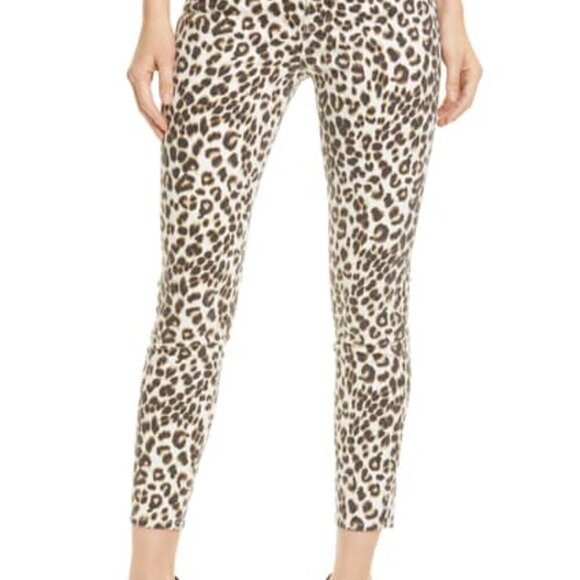 Frame Ali Ultra high rise skinny crop leopard print jeans cigarette new 27 - Picture 13 of 13